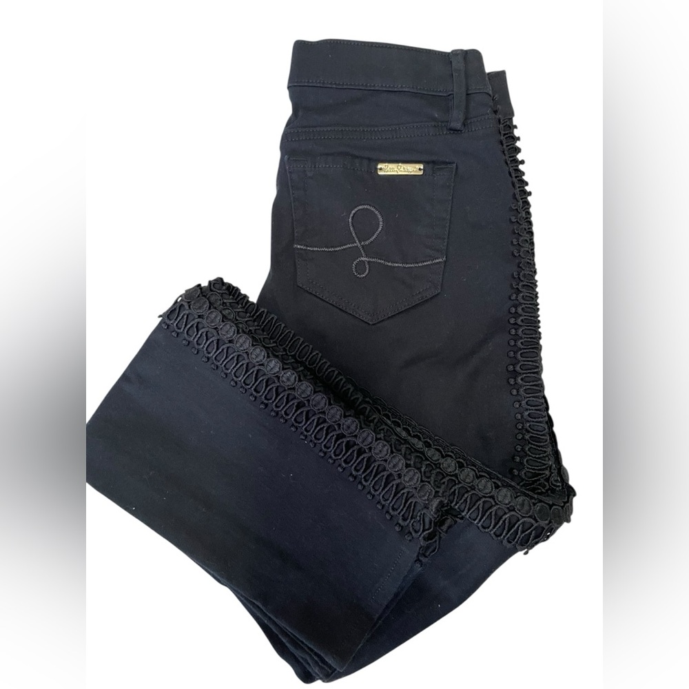 NWT Lilly Pulitzer “South Ocean Skinny” Pants in Onyx